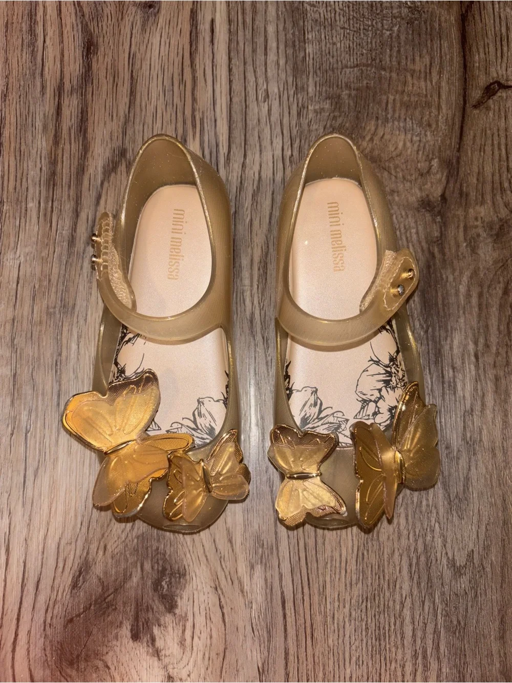 USED Toddler Girl Mini Melissa Flats
